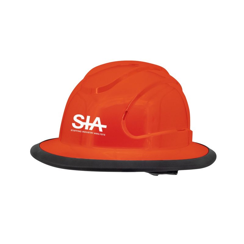 Custom The Judge 6-Point Ratchet Type I Full Brim Hard Hat - 6