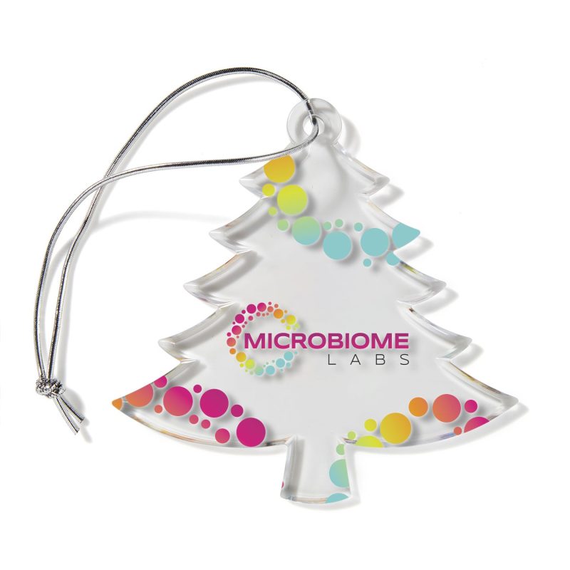 Custom Tree Shaped USA Made Acrylic Ornament
