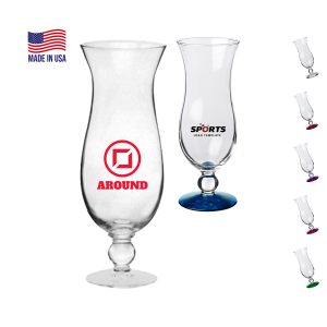 Custom 16 oz. USA Made Libbey Custom Printed Hurricane Glasses