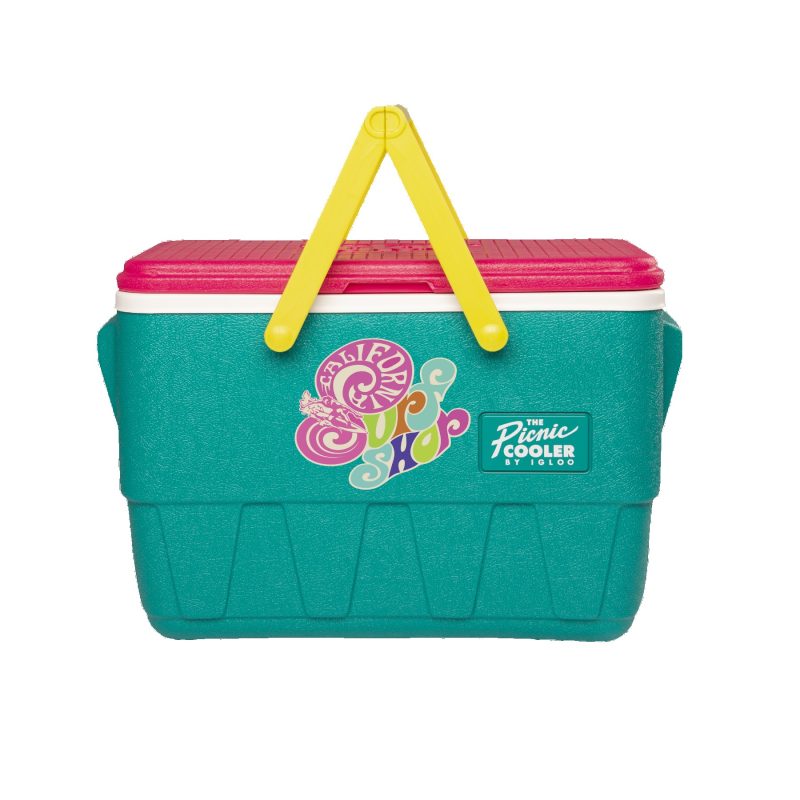 Custom 25 Qt. Igloo® Retro Picnic Basket Cooler - 4