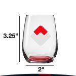 Custom 6.25 oz. Libbey Clear Stemless Glasses - 3