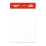 Custom America 250 TM Scratch Pad | 5 1/4" x 8 1/4" | 50 Sheet - 4