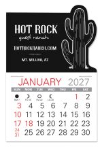 Custom Cactus Shape Value Stick Adhesive Calendar - 5