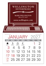Custom Computer Shape Value Stick Adhesive Calendar - 1