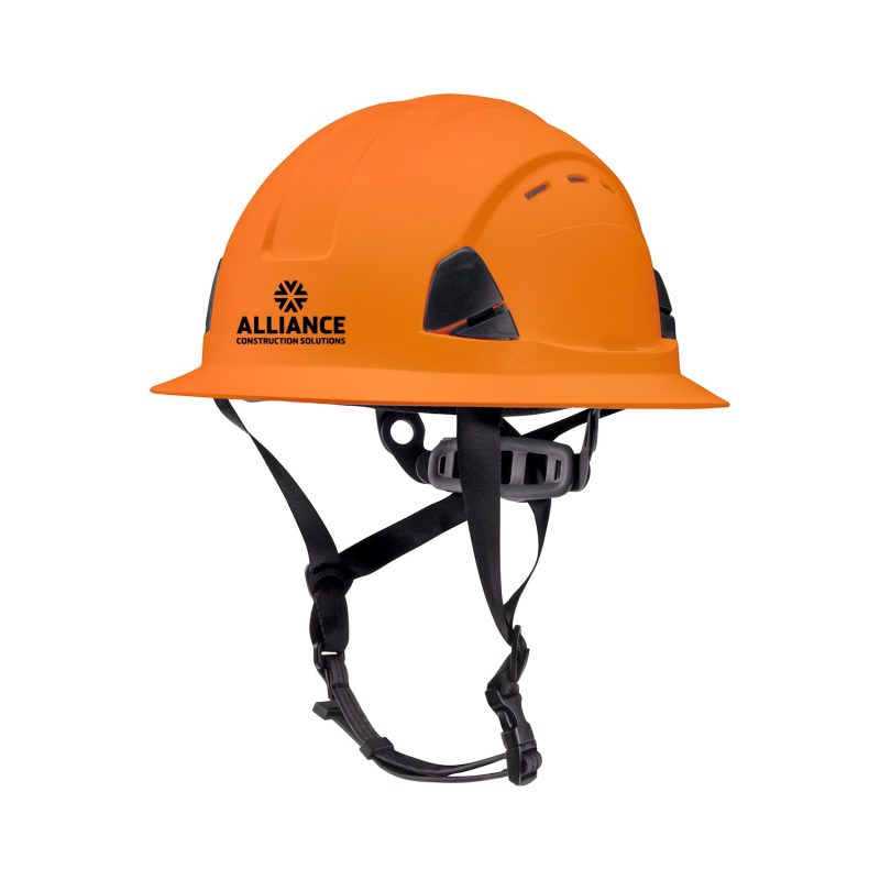 Custom Dareware X™ Type II Class E Vented Full Brim Safety Helmet - 2