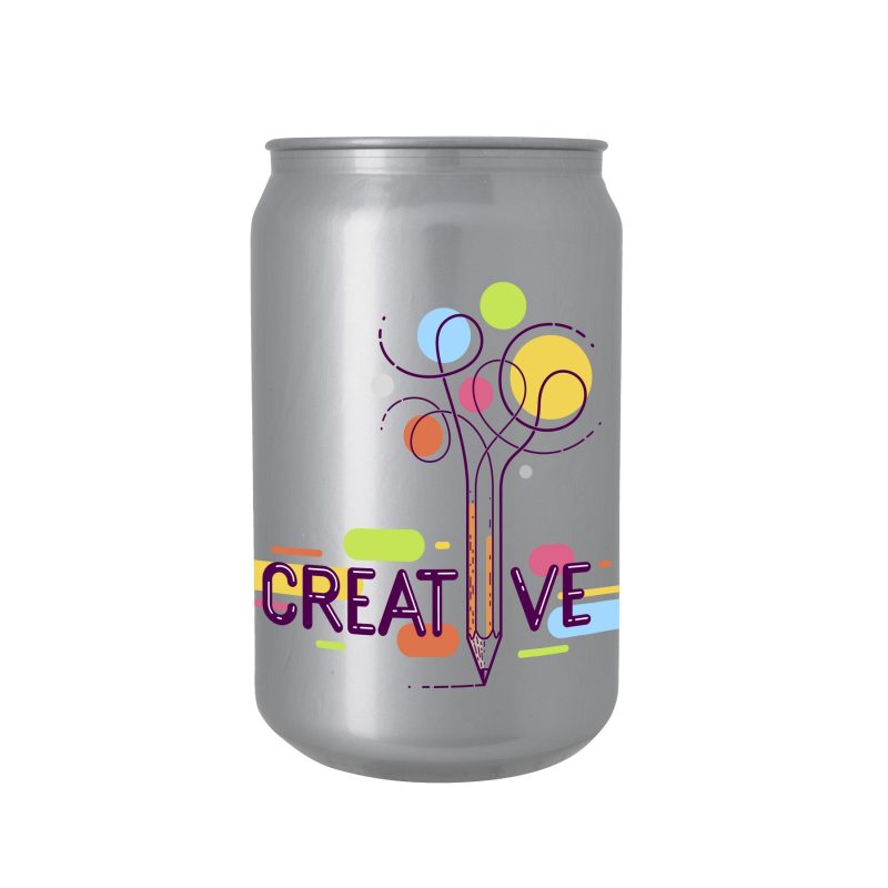 Custom Garyline® Can-Shaped RPET Glass - 16 oz. - 1