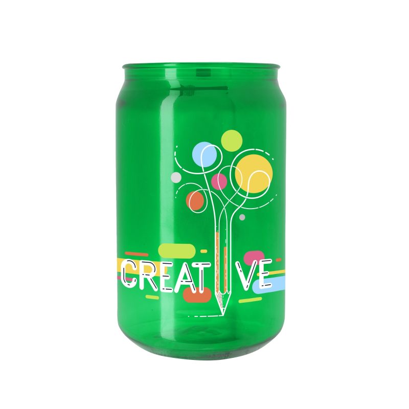 Custom Garyline® Can-Shaped RPET Glass - 16 oz. - 4