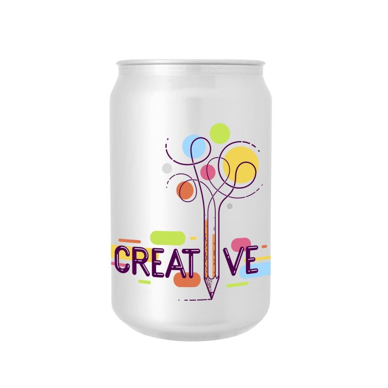 Custom Garyline® Can-Shaped RPET Glass - 16 oz. - 6