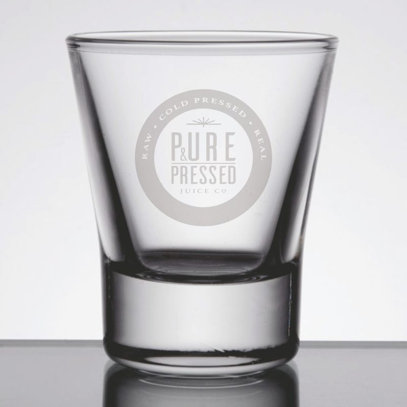 Custom Laser Engraved Libbey® 11110722 Series V 2.25 oz. Shot Glass / Espresso Glass