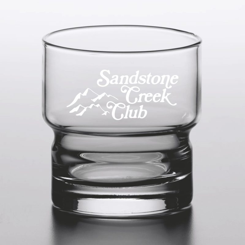 Laser-Engraved-Libbey®-12037-Newton-10-oz-Stackable-Rocks-Old-Fashioned-Glass-GLS-L12037 Custom Laser Engraved Libbey® 12037 Newton 10 oz. Stackable Rocks / Old Fashioned Glass