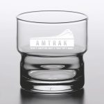 Custom Laser Engraved Libbey® 12038 Newton 12 oz. Stackable Rocks Old Fashioned Glass