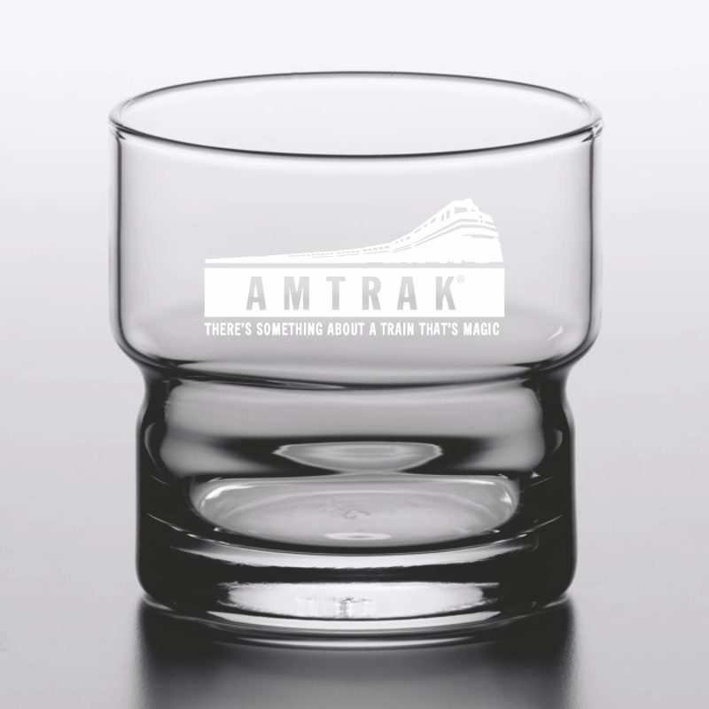 Custom Laser Engraved Libbey® 12038 Newton 12 oz. Stackable Rocks Old Fashioned Glass