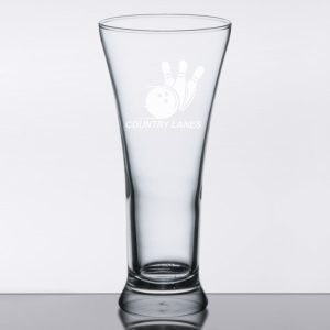 Custom Laser Engraved Libbey® 1240HT Flare 10 oz. Pilsner Glass