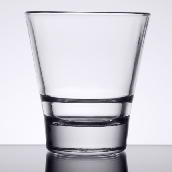 Custom Laser Engraved Libbey® 15710 Endeavor 9 oz. Stackable Rocks / Old Fashioned Glass - 1