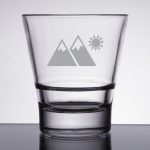 Custom Laser Engraved Libbey® 15712 Endeavor 12 oz. Stackable Rocks Old Fashioned Glass