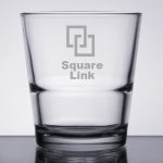 Custom Laser Engraved Libbey® 15766 Restaurant Basics 9 oz. Stackable Rocks Glass