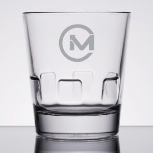 Custom Laser Engraved Libbey® 15963 Optiva 12 oz. Stackable Rocks Glass