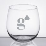 Custom Laser Engraved Libbey® 222 16.75 oz. Stemless Red Wine Glass