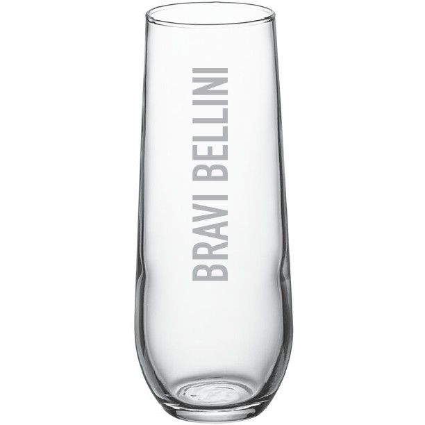 Laser-Engraved-Libbey®-228-85-oz-Stemless-Flute-Glass-GLS-L228 Custom Laser Engraved Libbey® 228 8.5 oz. Stemless Flute Glass