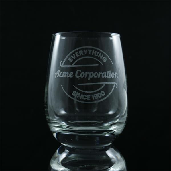 Laser-Engraved-Libbey®-231-1525-oz-Stemless-Wine-Glass-GLS002X15OZ Custom Laser Engraved Libbey® 231 15.25 oz. Stemless Wine Glass
