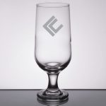 Custom Laser Engraved Libbey® 3728 Embassy 12 oz. Stemmed Pilsner Glass