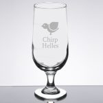 Custom Laser Engraved Libbey® 3730 Embassy 14 oz. Stemmed Pilsner Glass