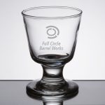 Custom Laser Engraved Libbey® 3746 Embassy 5.5 oz. Footed Rocks / Old Fashioned Glass