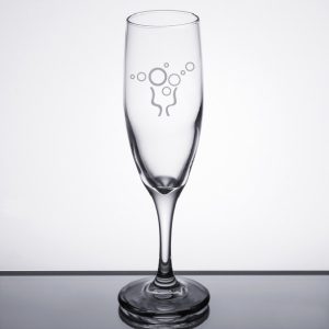 Custom Laser Engraved Libbey® 3794 Embassy 4.5 oz. Flute Glass