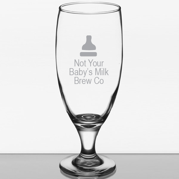 Laser-Engraved-Libbey®-3804-Embassy-16-oz-Stemmed-Pilsner-Glass-GLS-L3804 Custom Laser Engraved Libbey® 3804 Embassy 16 oz. Stemmed Pilsner Glass
