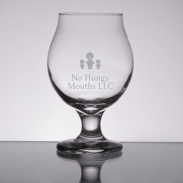 Laser-Engraved-Libbey®-3807-13-oz-Belgian-Beer-Tulip-Glass-GLS-L3807 Custom Laser Engraved Libbey® 3807 13 oz. Belgian Beer / Tulip Glass