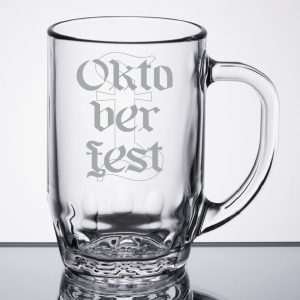 Custom Laser Engraved Libbey® 5303 19.5 oz. Thumbprint Beer Mug