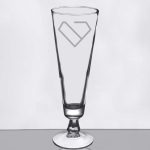 Custom Laser Engraved Libbey® 6425 10 oz. Footed Pilsner Glass