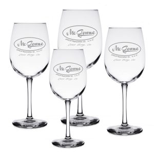 Custom Laser Engraved Libbey® 7534 Vina 19.75 oz. Wine Glass