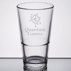 Custom Laser Engraved Libbey® Restaurant Basics 16 oz. Rim Tempered Pint Glass