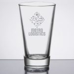 Custom Laser Engraved Libbey® Restaurant Basics 18 oz. Rim Tempered Mixing Glass
