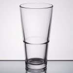 Custom Laser Engraved Libbey® Restaurant Basics 20 oz. Rim Tempered Stackable Mixing Glass - 1