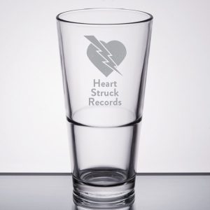 Custom Laser Engraved Libbey® Restaurant Basics 20 oz. Rim Tempered Stackable Mixing Glass