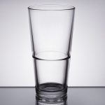 Custom Laser Engraved Libbey® Restaurant Basics 22 oz. Rim Tempered Stackable Mixing Glass - 1