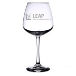 Custom Laser Engraved Libbey® Vina Diamond Balloon Wine Glass