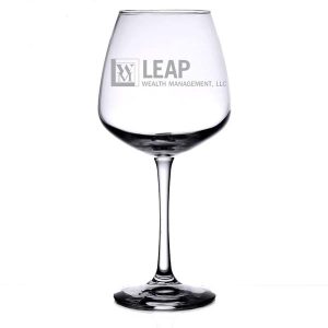 Custom Laser Engraved Libbey® Vina Diamond Balloon Wine Glass