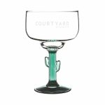 Custom Libbey Cactus Margarita Glass