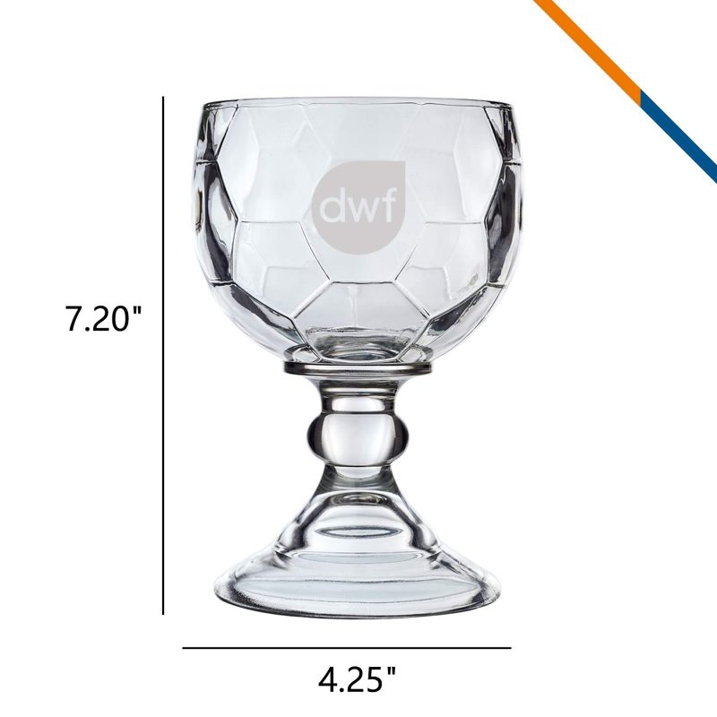 Custom Libbey CupBlast Soccer Chalice - 21 OZ. - 3