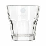 Custom Libbey Gibraltar Double Rocks Glass