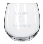 Custom Libbey Vina Stemless Red Wine Glass
