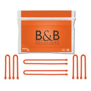 Custom Nite Ize® Gear Tie Kit Orange