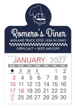 Custom Spotlight Shape Value Stick Adhesive Calendar - 2