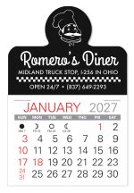 Custom Spotlight Shape Value Stick Adhesive Calendar - 4