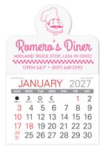 Custom Spotlight Shape Value Stick Adhesive Calendar - 5