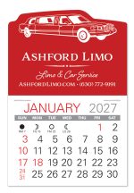 Custom Taxi Shape Value Stick Adhesive Calendar - 1