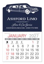 Custom Taxi Shape Value Stick Adhesive Calendar - 2